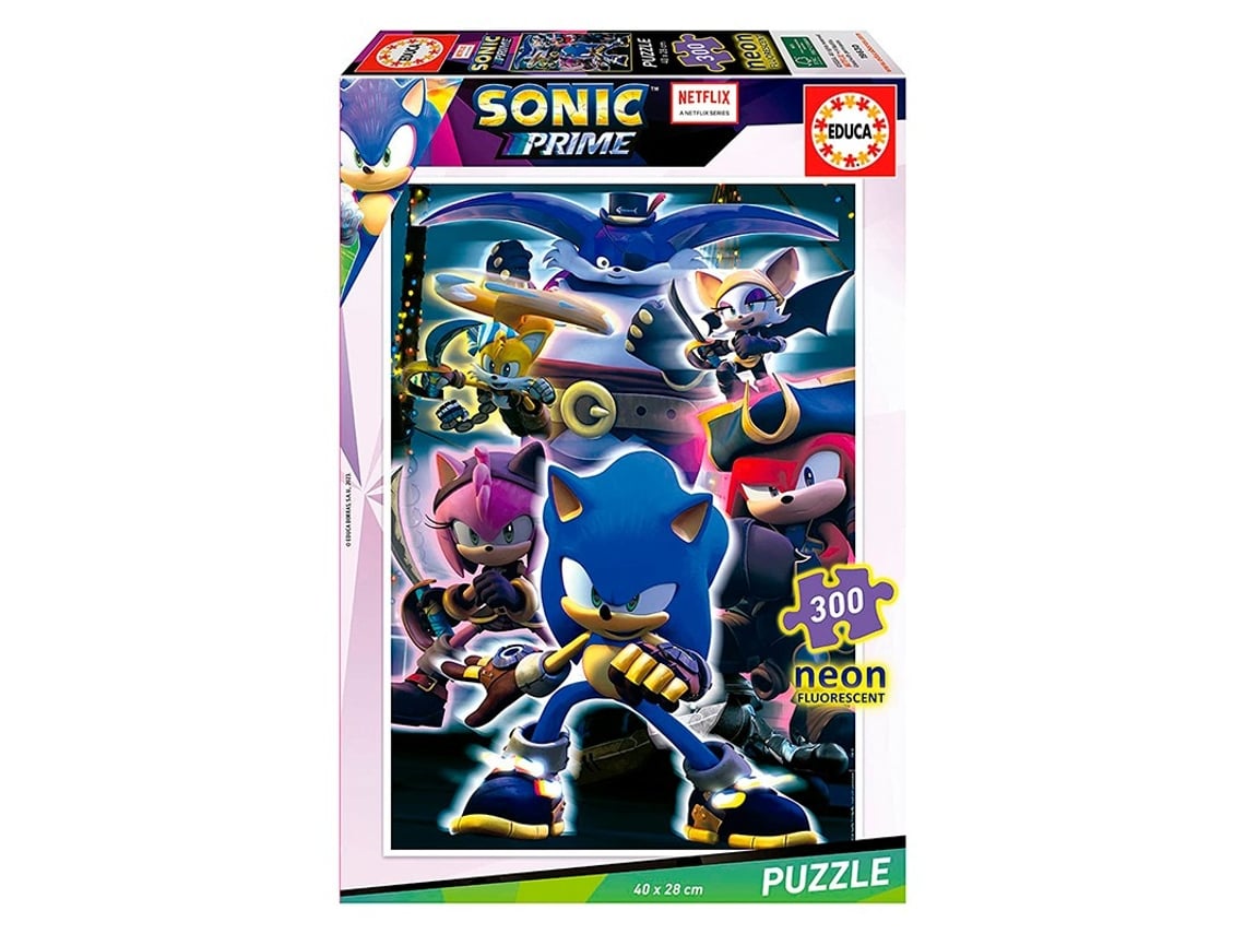 Comprar Educa puzzle 2X100 Sonic neón de Educa