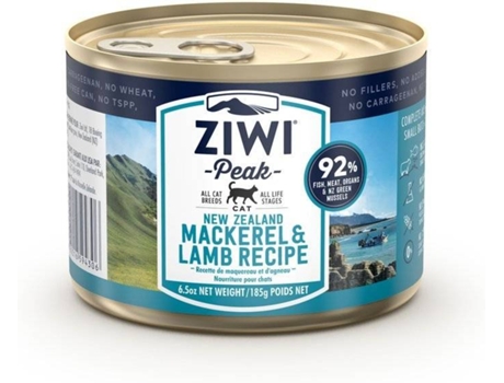 Comida para Gatos  Cat Cans Mackerel & Lamb (185 g - Húmida - Todas as Idades - Peixe e Cordeiro)