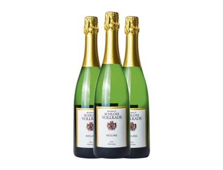 Espumante SCHLOSS VOLLRADS Sekt Riesling Brut Rheingau (0.75 L - 3 Unidades)