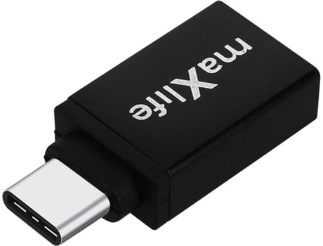 Adaptador MAXLIFE ADA-MAX-A2C (USB-C - Preto)