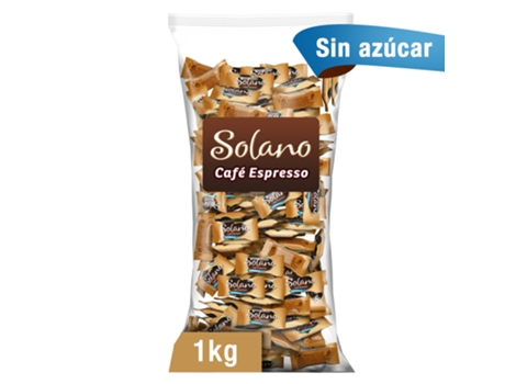 SOLANO Caramelo Cremoso Sabor Café Y Sin Azúcar 1Kg