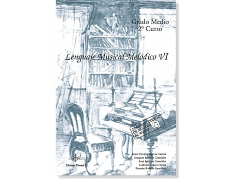 Livro Lenguaje Musical Melódico 6 de Gabriel Robles Ojeda (Espanhol)