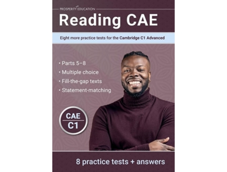 Livro Reading CAE Eight more practice tests for the Cambridge C1 Advanced de Prosperity Education (Inglês)