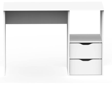 Secretária MUEBLES PITARCH Eko Branco (120x52x9 cm - Aglomerado de Partículas)