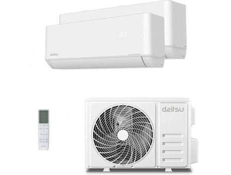 Ar Condicionado DAITSU DSM-12U2KDT-5 UE18 (24+24m2 - 12000+12000 BTU - Branco)