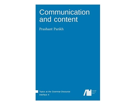 Livro Communication and content de Prashant Parikh (Inglês - Capa Dura)