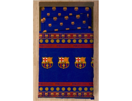 Jogo de Lençóis FC  Barcelona cama 90cm