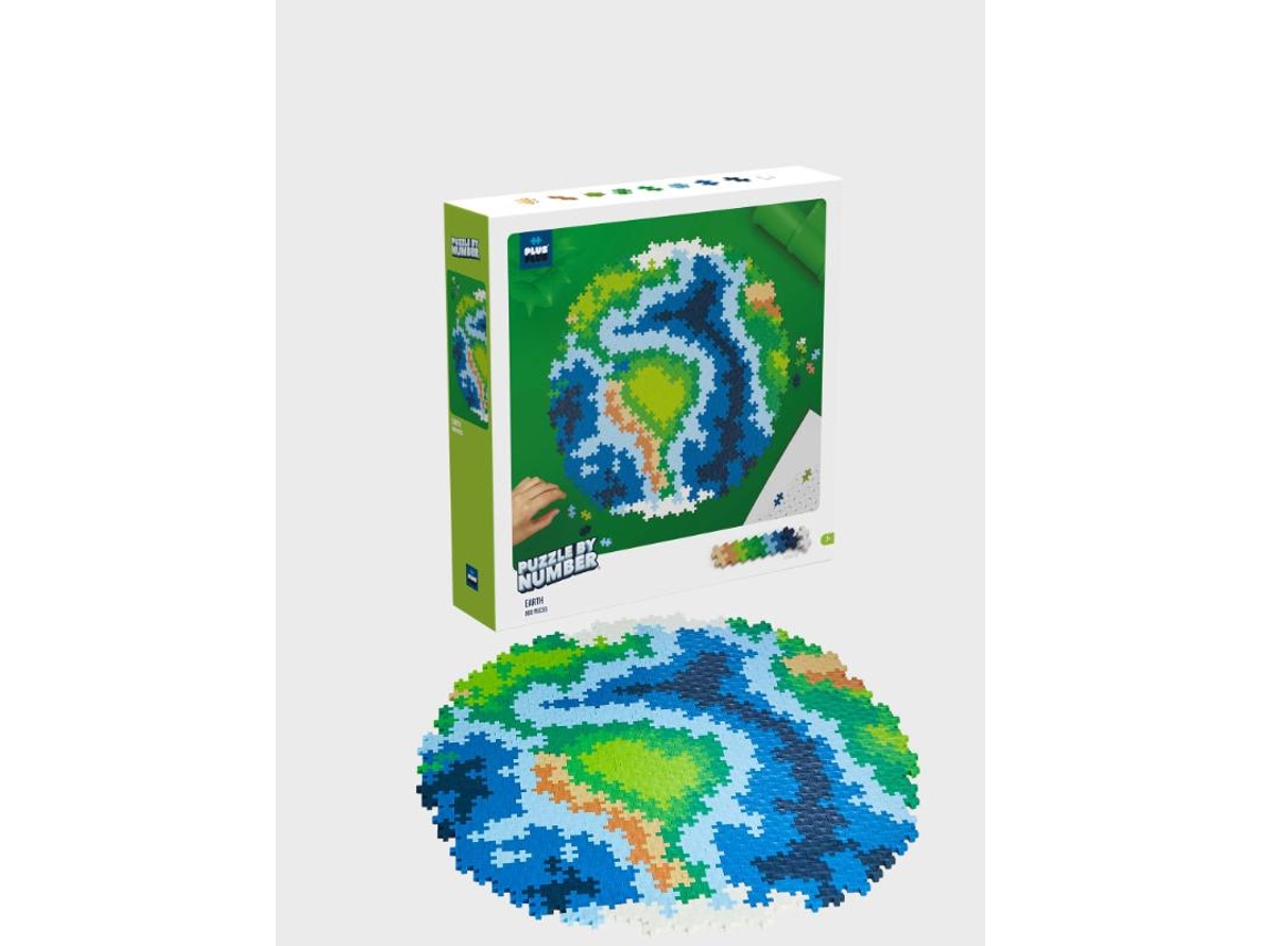  PLUS PLUS - Puzzle by Number - 800 Piece Earth