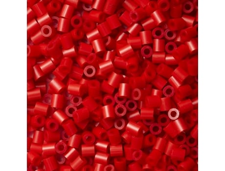 Jogo de Mosaicos HAMA Pack de Contas de Plástico Midi Red (1000 Peças - Vermelho)