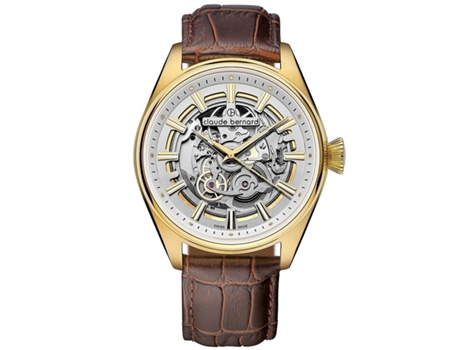 Relógio CLAUDE BERNARD Stf Automatic Skeleton 85307-37Jc-Aid