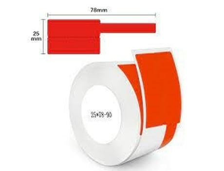 Fita de impressora de agulhas original NIIMBOT A2K18708801 (Fita de impressora de agulhas original - Vermelho - Papel)