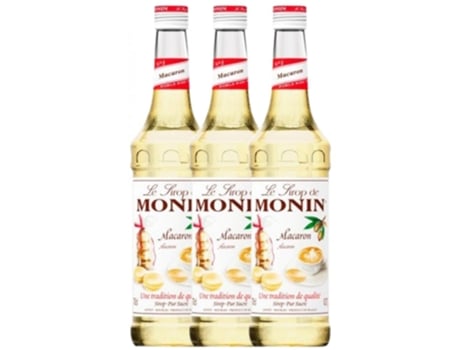 Licor MONIN Schnapp Monin Sirope Macaron (0.7 L - 3 unidades)