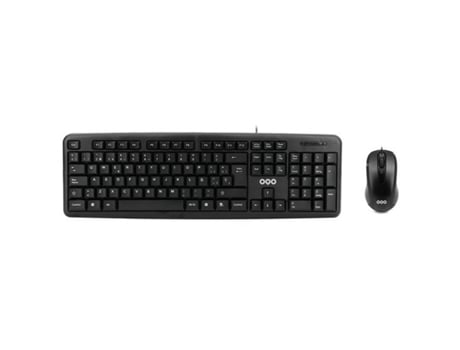 Oqo Oqo-tr001-u Mouse And Keyboard Preto