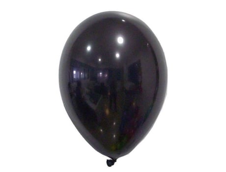 Balão Preto Opaco X50 HB