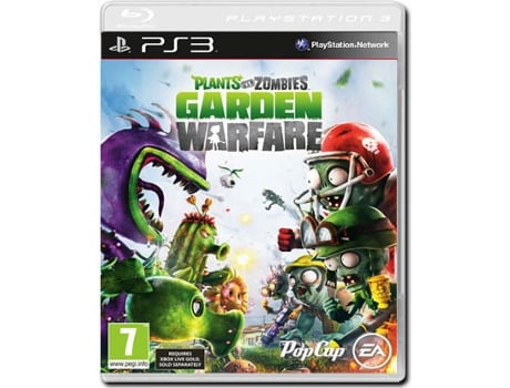 Jogo PS3 Plants vs Zombies Garden Warfare