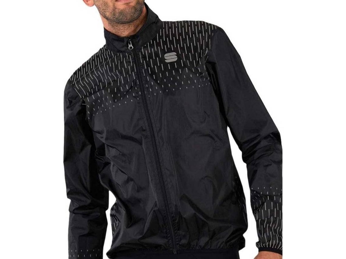 Casaco para Homem SPORTFUL Reflex Preto para Ciclismo (L)