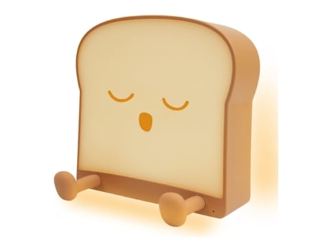 Candeeiro de Noite Cool Toast Bread Night Lamp Adultos Homens Ideias de Prendas para Ela Mãe Filha Irmã Melhores Amigas FPSP