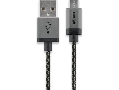 Cabo USB CABSTONE USB A/Micro-USB B 3 m Macho/Macho Preto