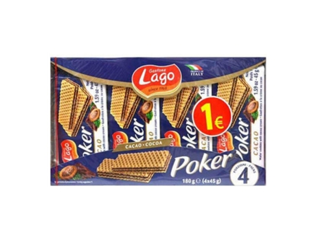 Chocolate Biscuits  Poker (4 x 45 g)