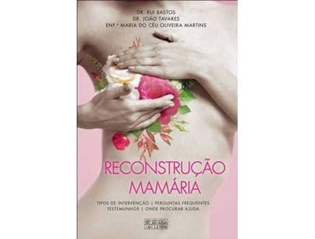 Livro Reconstrução Mamária de Dr. Rui Bastos (Português)