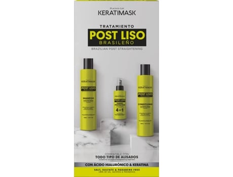 Kit Pós-Alisamento BE NATURAL Keratimask