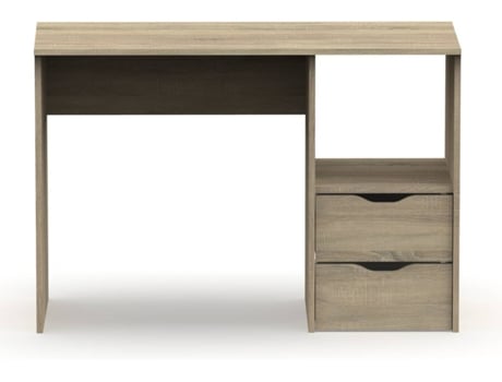 Secretária MUEBLES PITARCH Eko Castanho (120x52x9 cm - Aglomerado de Partículas)