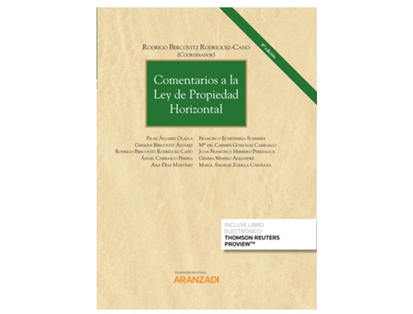 Livro Comentarios A La Ley De Propiedad Horizontal (Papel + E-Book) de Pilar Alvarez Olalla (Espanhol)