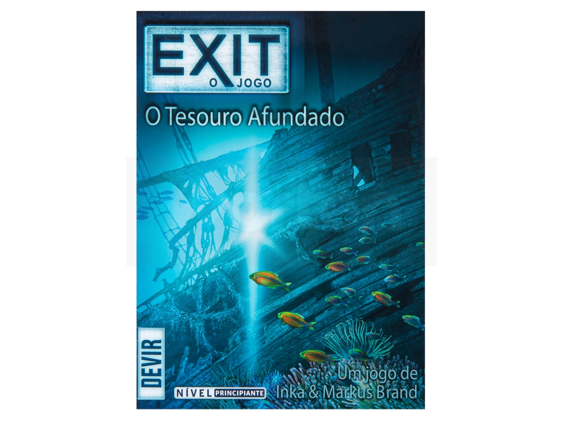 Exit O Tesouro Afundado Jogo Cartas Escape Room Portugues