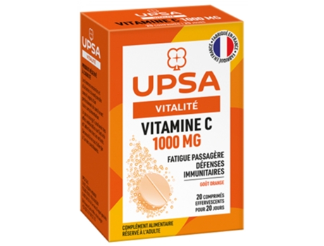 Vitamina C 1000 Mg 30 Comprimidos Efervescentes UPSA