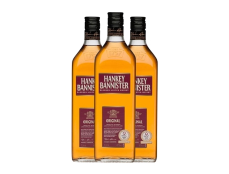 Whisky Blended HANKEY BANNISTER (1 L - 3 Unidades)