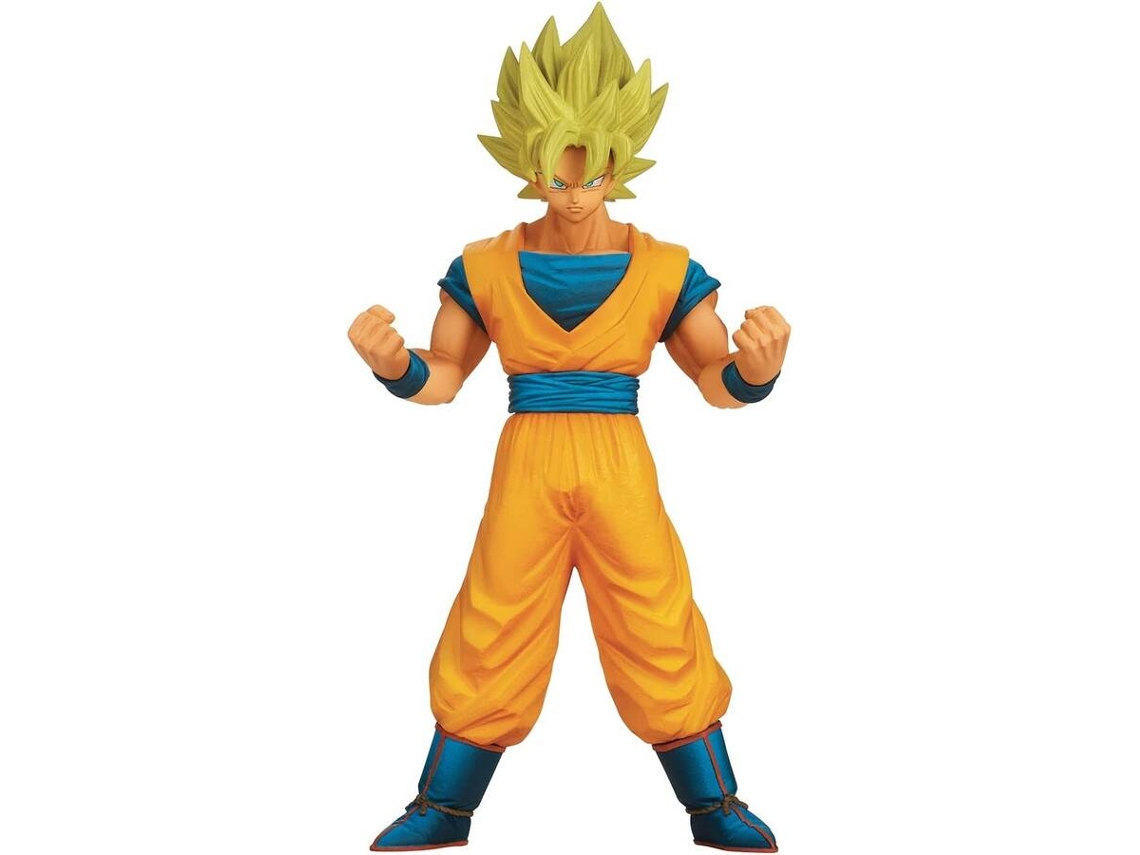 Anime dragon ball z son goku figura de ação cabelo azul goku pvc