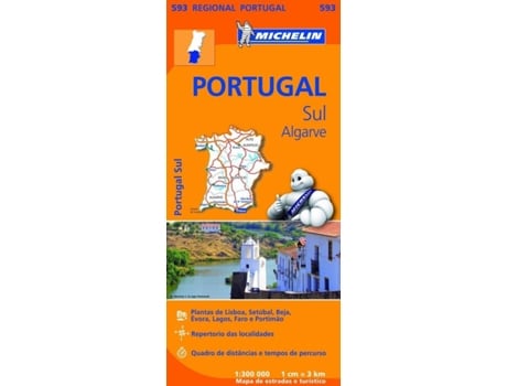 Livro Mapa Regional Portugal Sul Algarve de Varios Autores