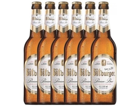 Cerveja BITBURGER 0.33L (6 unidades)