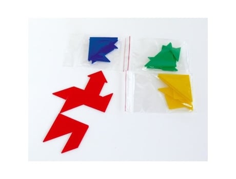 Espuma Tangram 7 peças - Oz internacional cor