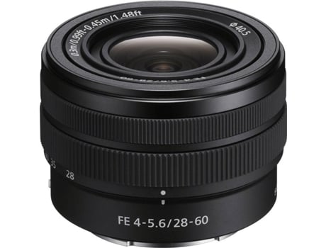 SEL2860 lente de máquina fotográfica MILC-SLR Lente padrão Preto