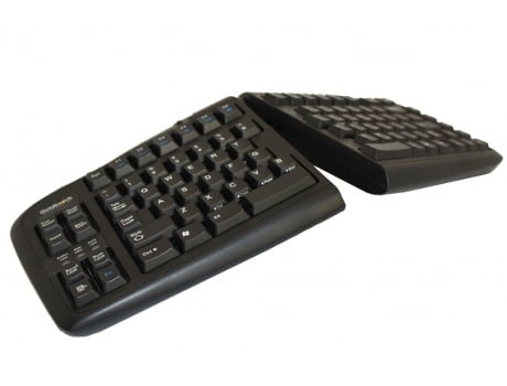 Teclado BAKKERELKHUIZEN Goldtouch Adjustable V2 Black Split (Inglês - Preto)