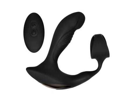 Vibrador Anal Cassini Preto ZERO TOLERANCE Preto