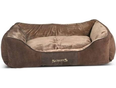 Cama para Cães  Chester (Castanho - 90x70cm - Camurça Sintética)