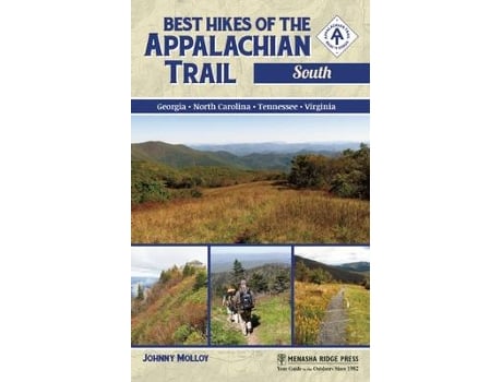 Livro best hikes of the appalachian trail: south de johnny molloy (inglês)