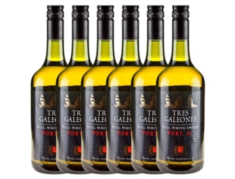 Licor TRES GALEONES Tres Galeones White (1 L - 6 unidades)