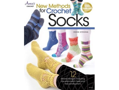 Livro new methods for crochet socks de rohn strong (inglês)