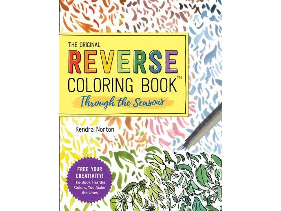 Livro the reverse coloring book (tm) through the seasons de kendra