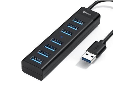 Adaptador BIAZE Hub28 7In1 Usb a 7Usb3.0 Abs 0.3M