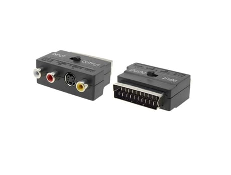 Adaptador Conversor Scart para RCA / S-Vídeo NEDISDERTIS