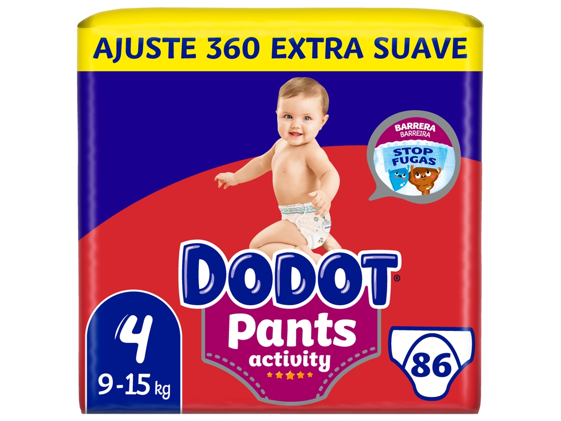 Pañales DODOT Pants Activity Extra T4 86 (2x43)