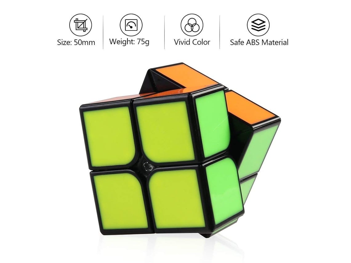 Cubo Mágico Simples Iniciante Original - Colorido Diversos Tamanhos  (5,5x5,5cm)