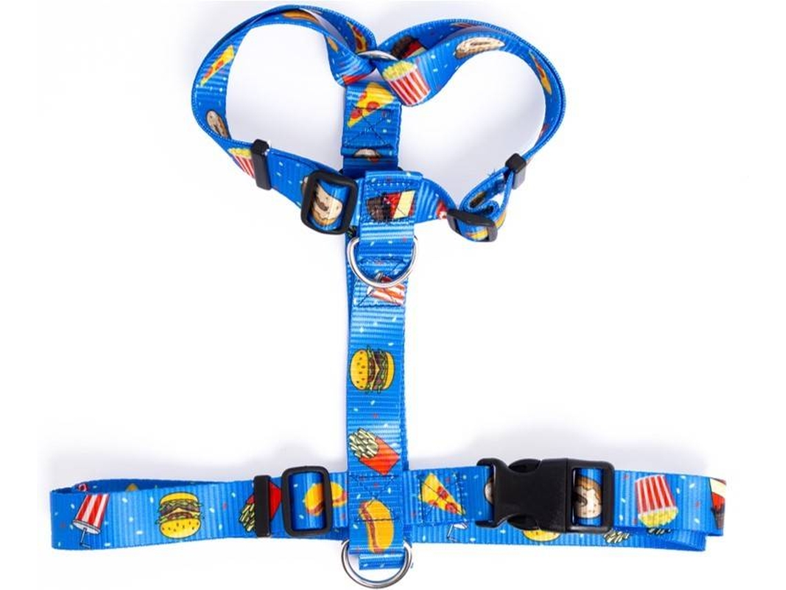 Peitoral para Cao BECKY DOG APPAREL New York Multicolorido 32 53 cm Cavalier Spitz Dachshund Poliester Pequeno Worten.pt