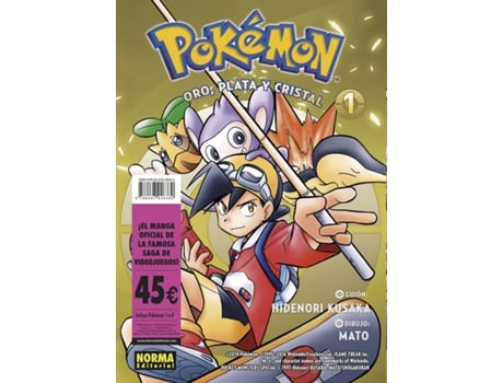 Livro Pack Pokemon Oro, Plata Y Cristal de Mato Hidenori Kusaka (Espanhol)