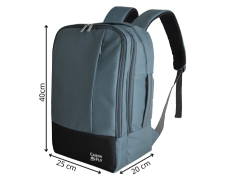 Mochila de Viagem S 38L Preto - Ecodiver