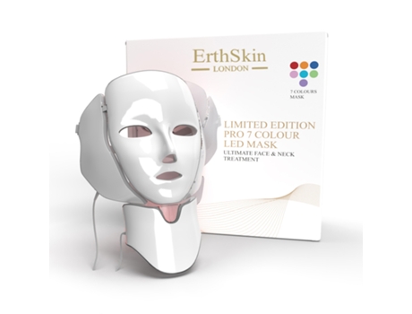 Máscara Led de 7 Cores para Rosto e Pescoço Edição Limitada ERTH SKIN LONDON